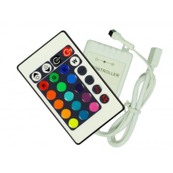 RGB music контроллер 6A IR 72W 12V (24 кнопки)